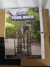 = Sttoraboks Garden Tool Organizer Yard Tower Rack for Garage Rack Black