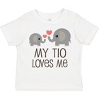 Inktastic My Tio Loves Me Childs Toddler T-Shirt Boys Girls Clothing Clothes Kid