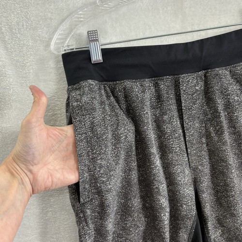 LULULEMON pantaloncino uomo senza fodera taglia M nero tempo libero palestra allenamento casual 51-25 - Foto 3 di 7