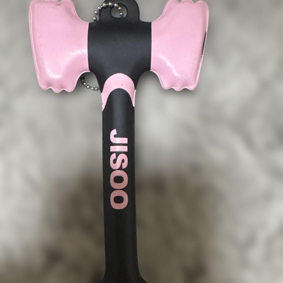 BLACKPINK JISOO Llavero Rosa Negro Ventilador Accesorios