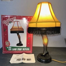 A Christmas Story 20”Leg Lamp Fish Net NECA Movie Replica - New Never Used W/box