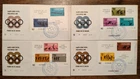 Mexico stamp 1968 olympic sport games 4 covers condition seen combine shipping