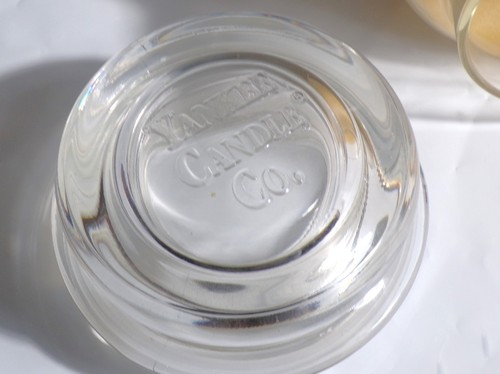 RARE Vtg Retired 80's Yankee Country Kitchen Candle Glass Jar Warm Apple Crisp - Picture 6 of 10