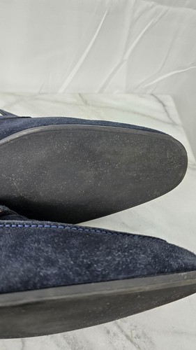 Scarpe mocassino Magnanni Neiman Marcus blu scamosciato 10 M uomo - Foto 12 di 20