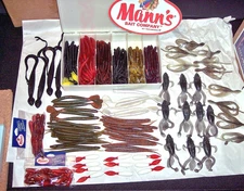 Manns Jelly Worm Mosquito Hawk Tackle Box Decal Toad Snake Grub Worm 204 Lures