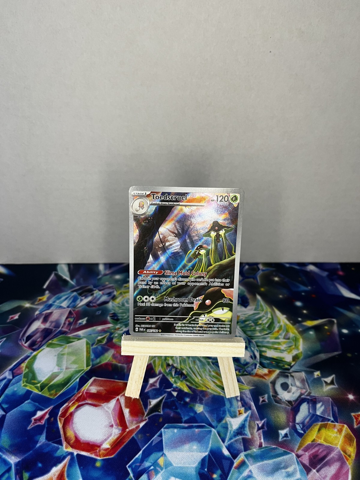 Pokémon Toedscruel Illustration Rare 185/182 SV04: Paradox Rift Holo Near Mint