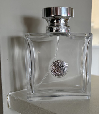 versace versense 3.4 women's eau de toilette, empty bottle