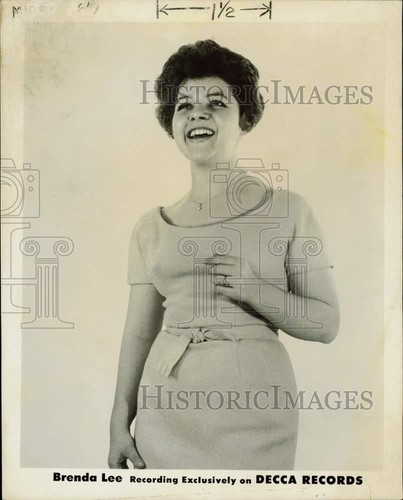 Press Photo Singer Brenda Lee - kfp03590