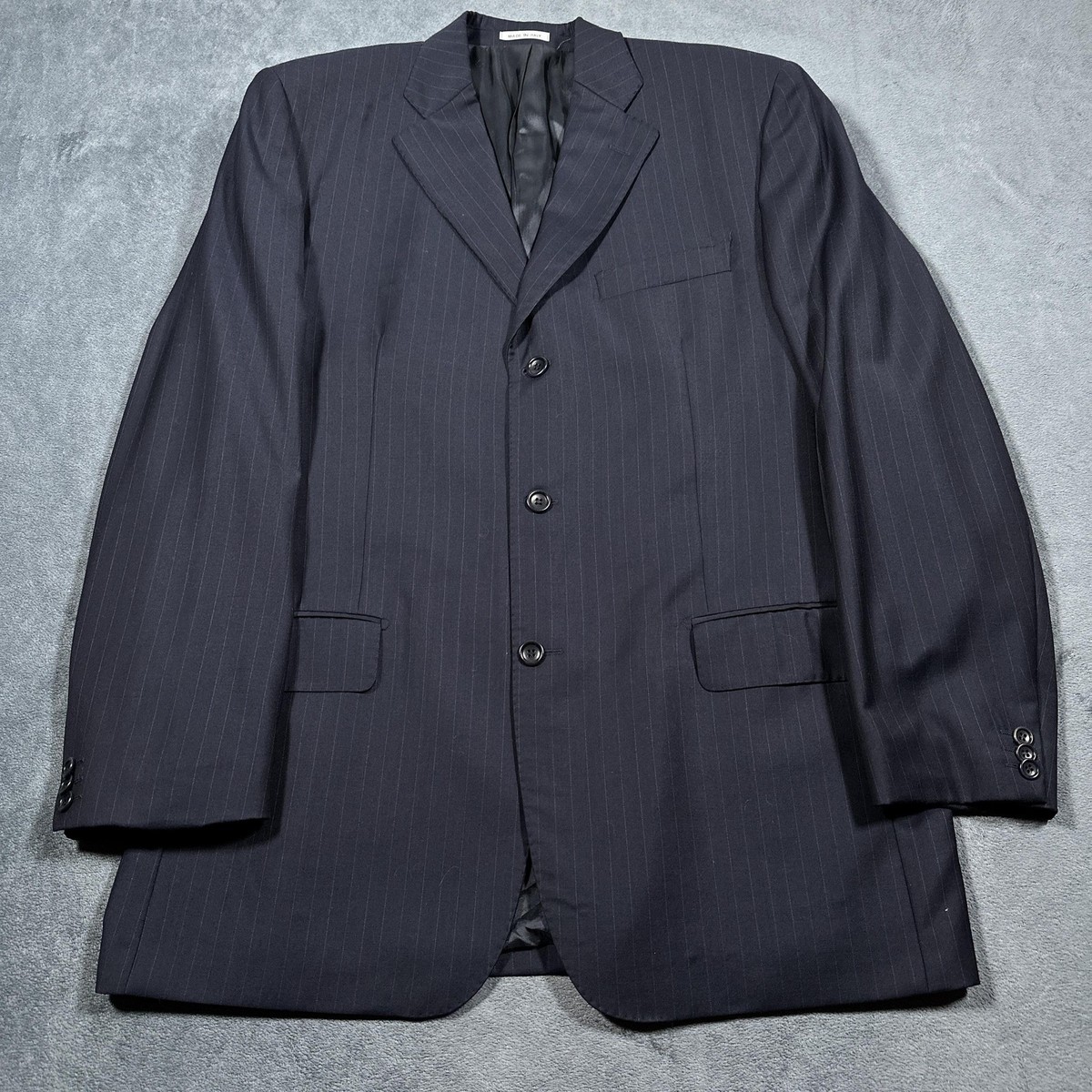 Ermenegildo Zegna ブルゾン　ririジップ　イタリア製 Ermenegildo Zegna Navy Stretch-Cotton Poplin Suit Jacket IT
