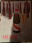 MUMM Cordon Rouge Large Champagne Cardboard Poster