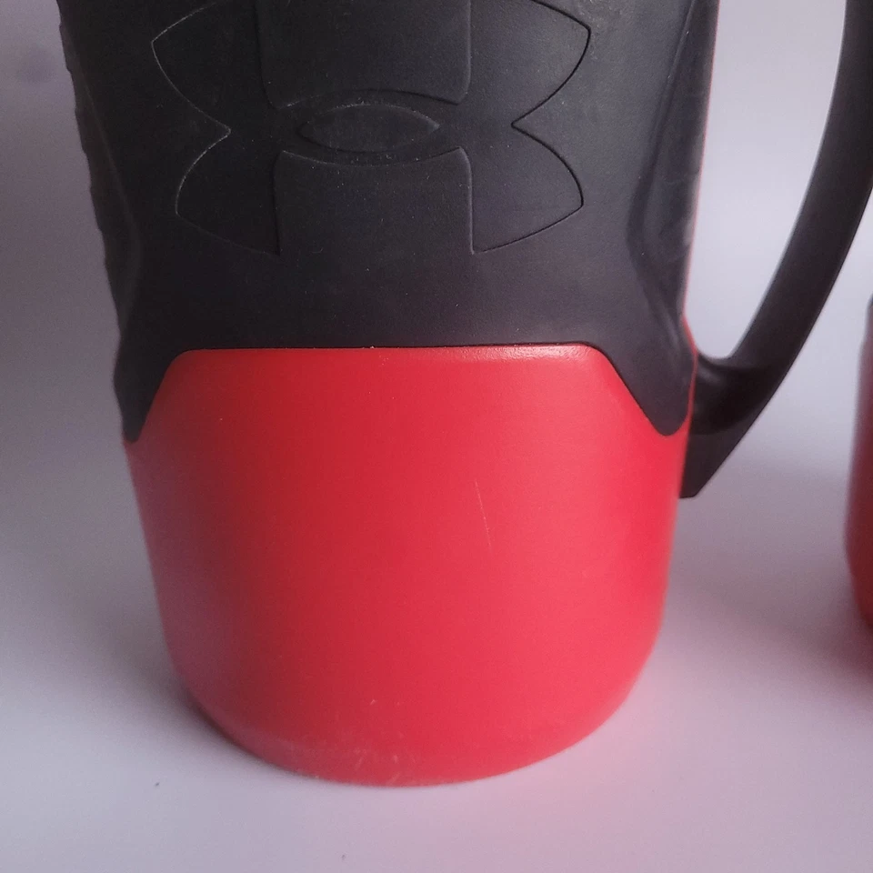 Under Armour 64oz Playmaker Jug Insulated Water Bottle w/ Handle Red Lot Of 2 - Image 3 of 4