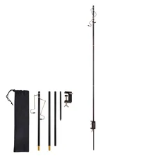 Camping Folding Lamp Pole, Lightweight Collapsible Aluminum Lantern Stand, Ou...