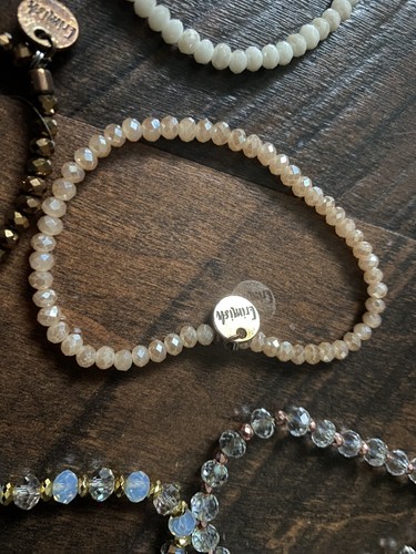 Lotto 10 Bracciali Elasticizzati Darling Erimish Perline Flessibili Impilabili Stratificabili - Foto 10 di 12