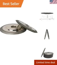 Diamond Grinding Wheel 4 Inch V-Shaped Groove 60 Degree Fine Grit 320