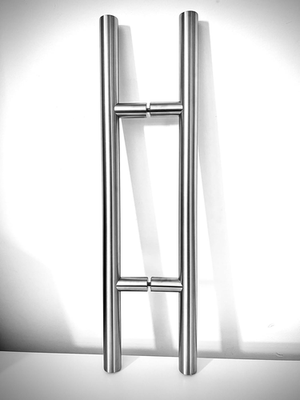 #ad Brushed Nickel 24quot; Stainless Steel Ladder Door Pull for Glass Doors $125.99