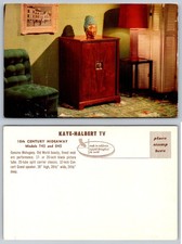 Postal de gabinete de caoba escondite siglo XVIII Kaye-Halbert TV años 50