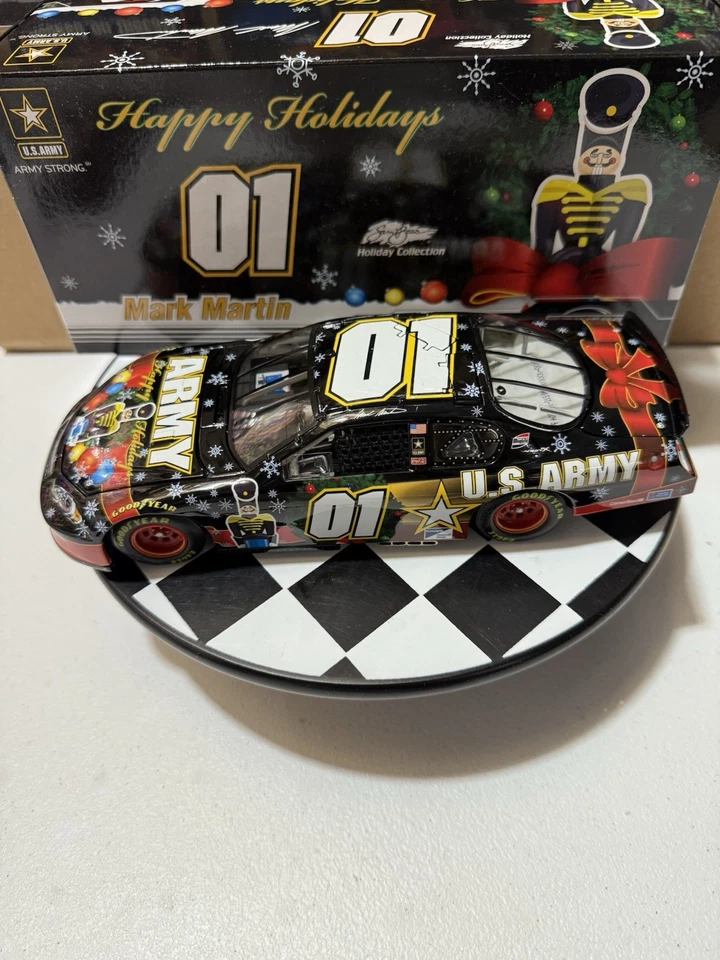 RARO* Mark Martin #6 ARMY SAM BASS HOLIDAY 2007 1/24 Nascar Diecast Foto 2 de 4