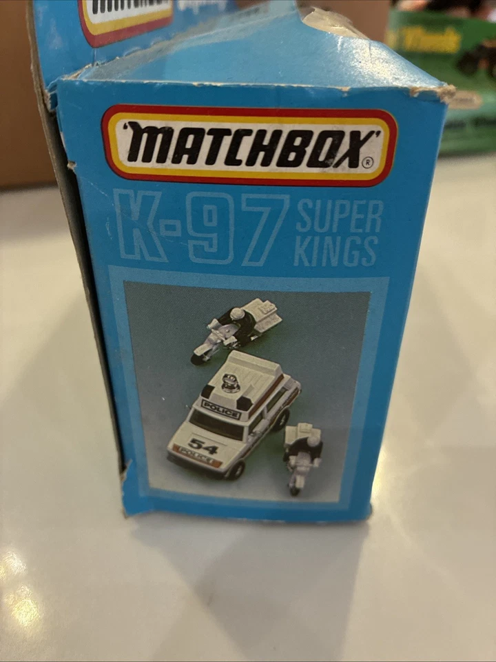 Matchbox Superking K97 Range Rover Police Boxed Ex Shop Display Model Box Wear - Image 3 of 4