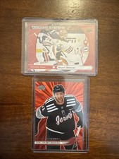 (2) 25-26 UD Series 1 Base Outburst Red Stefan Noesen /25 & Stuart Skinner /199