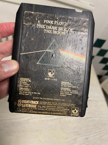 Pink Floyd Dark Side Of The Moon 8 Track Music 8XW-11163 1973 Harvest - Picture 4 of 5