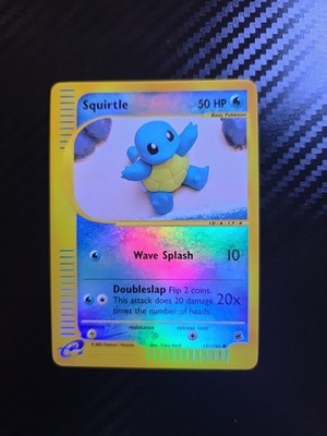 Pokémon Squirtle 131/165 Expedition Base Set Reverse Holo