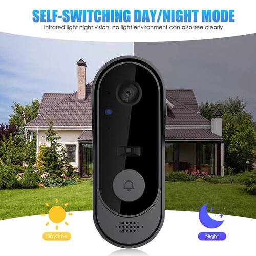 Drahtlose Smart Video Türklingel Tuya Sicherheitskamera Klingel Telefon Türring - Bild 11 von 19