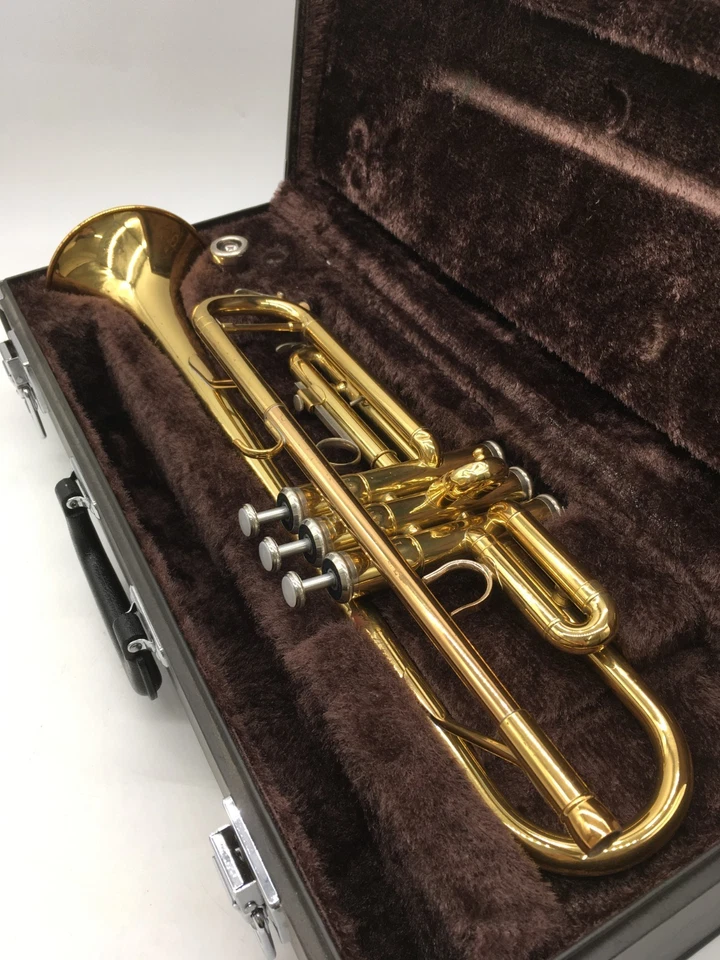 【Probado】 YAMAHA YTR-2335 Trompeta Acabado Dorado con Boquilla y Estuche... - Imagen 3 de 4