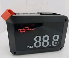NEW Powstream 24000 mAh Solar Generator w/AC Outlet Portable Power Station...