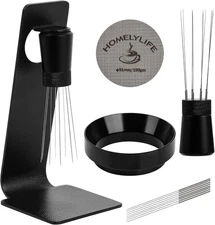 WDT Tools Espresso 150um Puck Screen Set 51mm Accessories Kit Coffee Stirrer