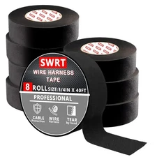 8 Rolls Cloth Tape Wire Electrical Wiring Harness Car Auto SUV Truck 320 Feet US