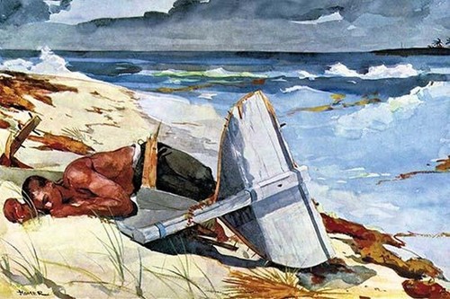 After the Hurricane, Bahamas 1899 Winslow Homer Winslow Homer Poster Print - Photo 1/2