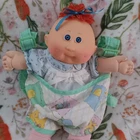 🩷🩵1989 Cabbage Patch Ok Factory🩷🩵 Tennie Preemie  With CPK Carrier🩷🩵