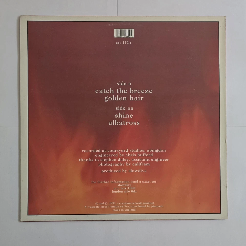 Slowdive - Holding Our Breath - rare 1991 UK 12" on Creation Records - Image 2 of 4