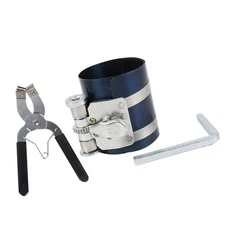  Adjustable Piston Installer Pliers Ring Compressor Tool Repairing Installation