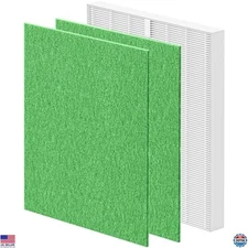 HEPA & Pollen Filters for Coway AP-1512HH & 200M Air Purifiers, 3-Pack