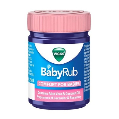 Vicks BabyRub Specifically for Babies-Moisturize Soothe and Relax - 25ml