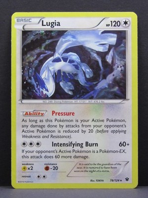 The Pokémon Company Pokémon TCG Lugia 78/124  cracked ice Holo MP