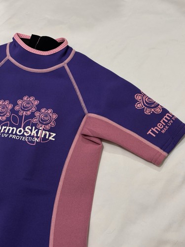 THERMO SKINZ Mädchen Max UV-Schutz Flieder/Rosa Neoprenanzug Größe 6 - Bild 3 von 5