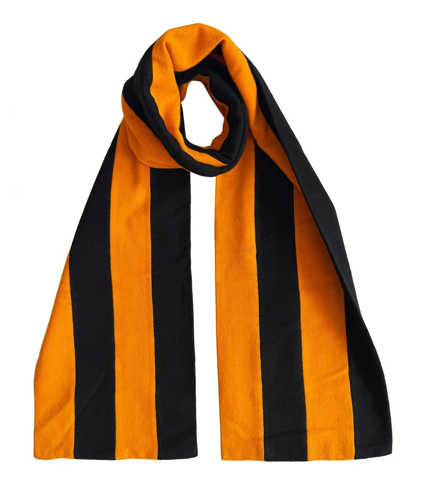 Vintage J. PRESS PRINCETON UNIVERSITY Wool Woven Scarf Striped England 70" L