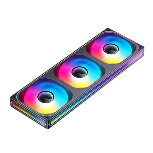 RGBs Cores Single Frame Fan 120 240 360 Unit Featuring 1/2/3 x 120mm RGBs Fan - Zdjęcie 17 z 19