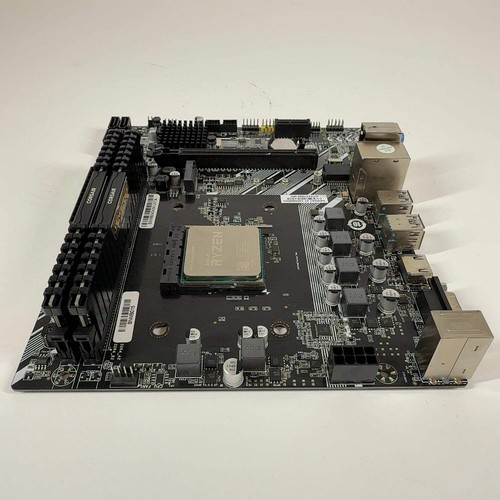 AMD Ryzen 5 2600 3,40 GHz AM4 CPU scheda madre Ram combo - Foto 4 di 14