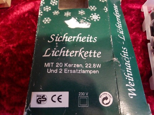 Lichterkette/20er/neuwertig/warmweiß - Bild 2 von 6