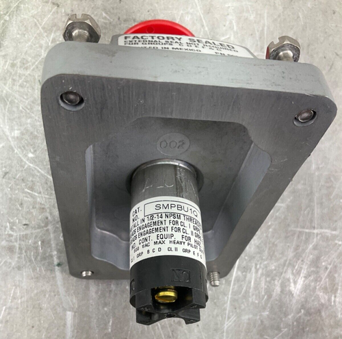 NEW CROUSE HINDS EFDCB150UM1 CONTACT PUSHBUTTON SWITCH estop explosion proof - Picture 12 of 12