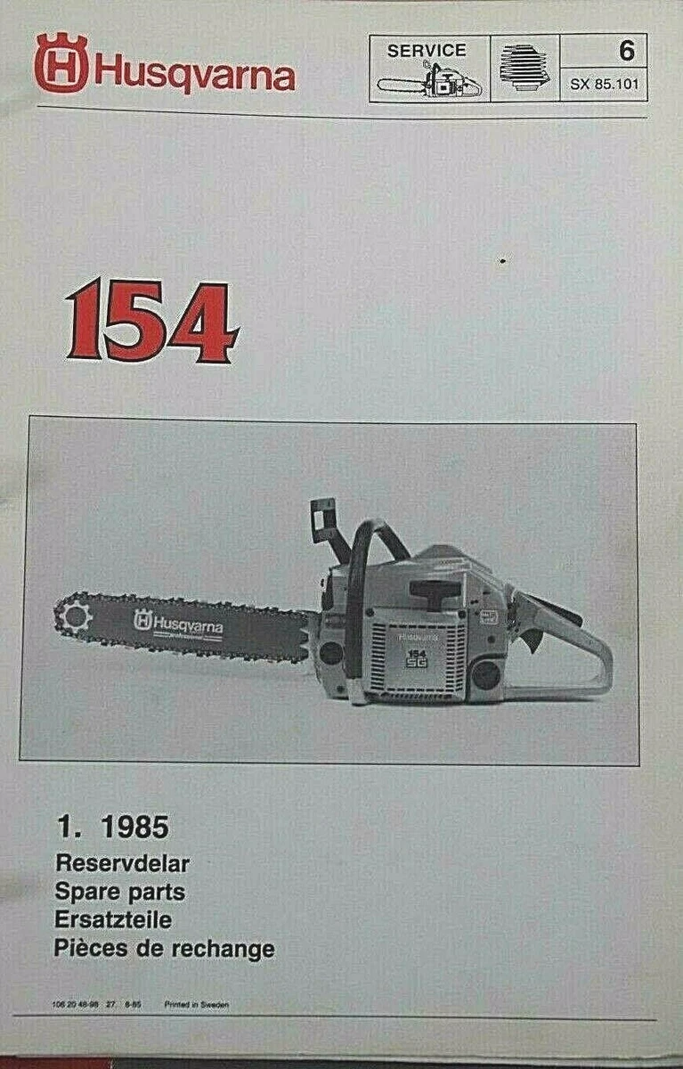 HUSQVARNA 154 Chainsaw - Original Shop Factory Spare Parts Shop.