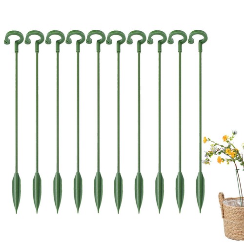 10X Plant Support Stakes Garden Flower Support Single Stem Plant Supports Stake - Picture 2 of 14