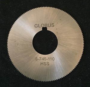 1-1//4 x .020 x 1//2/" HSS Jewelers Slotting Saw