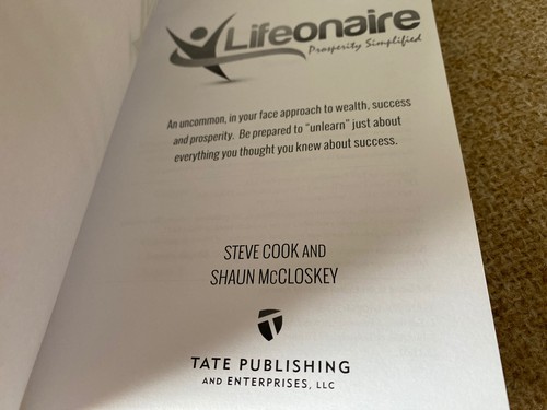 Lifeonaire Prosperity Simplified Book Steve Cook Shaun McCloskey - Bild 7 von 8