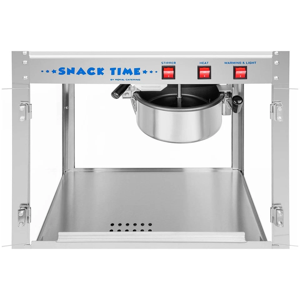 Macchina Per Popcorn Pop Corn In Acciaio Inox 1350 Watt Fino A 6 Kg/H - Paletta - Immagine 4 di 4