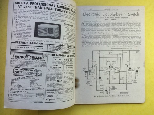 PRACTICAL WIRELESS - Zeitschrift - Februar 1951 - Resonanzanzanzanzanzeigen Signal Gen. - Bild 3 von 4