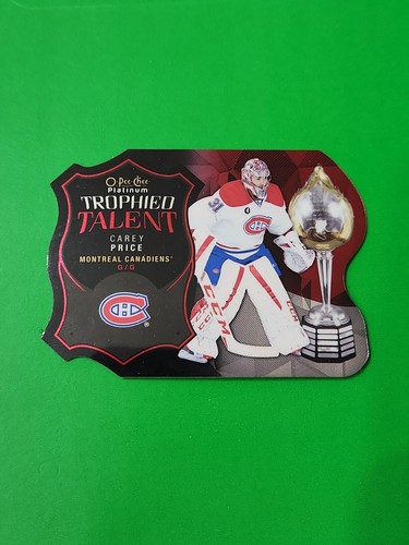 Carey Price 2015-16 O-Pee-Chee Platino Trofeo Talento Troquelado, Canadiens - Imagen 2 de 6